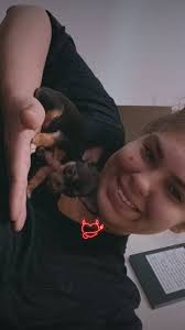 These are my sweet little animals. They are siblings. Black one is a boy  and tan one is a girl. I love them so much and they are having the best life