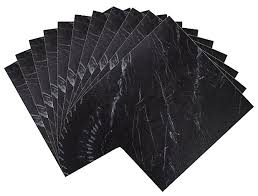 Save big with everyday low prices on vinyl for all your favorite bands! Colours Black Marble Effect Vinyl Tile Pack Of 11 Diy At B Q
