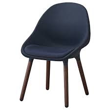 Baltsar Eetkamerstoel Zwartblauw Bruin Ikea In 2020 Chair Ikea Upholstered Chairs