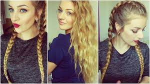 Tuto Tresses Collees Ondulations Youtube Hair Styles Braided Hairstyles Updo Curly Hair Styles