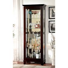 Check spelling or type a new query. Furniture Of America Ludden Cm Cr135 Contemporary Curio Cabinet With Sliding Glass Door Corner Furniture Curio Cabinets