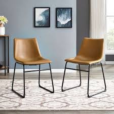 Set Of 2 Faux Leather Dining Kitchen Chairs Saracina Home Target Faux Leather Dining Chairs Leather Dining Chairs Dining Chairs