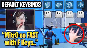 This guide will go over the key bindings and pc settings you should consider changing, but will. Easy Fortnite Default Keybinds
