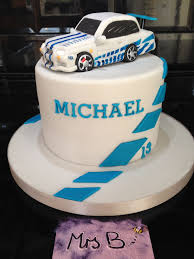 Birthday Cake For 13 Year Old Boy Fast And Furious Nissan Skyline Birthday Cake For A 13 Year Old Boy Entirely Handcrafted Entirely Edible 2016 By Mrs B S Bespoke Ca Cake Car Cake Sugar Craft