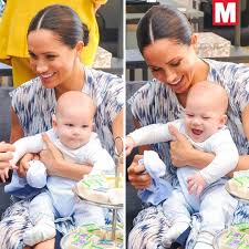 Throughout his first year, fans couldn't help but debate whether the royal baby resembles his mom or dad. The Mirror On Instagram How Utterly Adorable Is Little Archie Meghan Markle And Prince Harry Took Their So Prince Harry Archie Meghan Markle Prince Harry