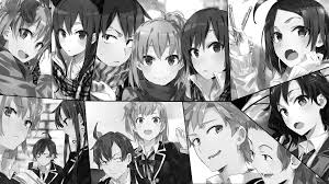 Oregairu Light Novel Illustrations Computer Wallpapers Desktop Backgrounds 1920x1080 Id 724930 Anime Anime Background Awesome Anime