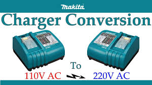 Makita Charger Conversion 110 To 220 Ac Youtube