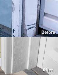 It is called a roller garage door because the door operates with rollers on a track frame that allows the door to open and close. Vinyl Garage Door Trim And What You Need To Know Home Interiors Vinyl Garage Doors Garage Door Trim Garage Door Framing