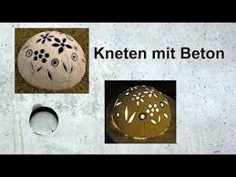 Sehen sie sich unsere schönen ideen für gartendeko aus beton an! Halbkugel Aus Beton Zum Kneten Fur Den Garten Gartenleuchte Aus Beton Youtube Knete Basteln Mit Beton Kreativ