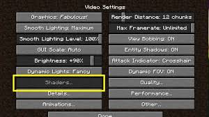 Most settings will have a default value but you might have the option to allow them to change automatically based on what input the camera is getting. Optifine 1 17 Shaders Greyed Out Not Working Fix
