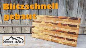 Händedesinfektion in acht einfachen schritten im privaten umfeld reicht das händewaschen in der regel aus. Schneidbrett Selber Bauen Hirnholzbrett Kopfholzbrett Ø¯ÛŒØ¯Ø¦Ùˆ Dideo