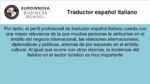 Traductor Espanol Italiano Youtube