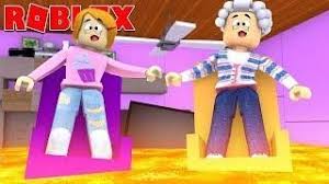 Roblox The Floor Is Lava With Grandma And Molly
