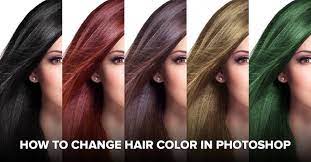 Photoshop Tutorials Change Hair Color Change Hair Different Hair Colors