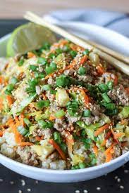 Ground Turkey Quinoa Bowls Ground Turkey And Quinoa Recipe Ground Turkey Recipes Healthy Ground Turkey Recipes