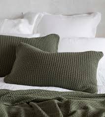 Check spelling or type a new query. Knitted Olive Green Bed Throw And Cushion Cover Secret Linen Store
