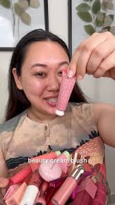 I'm reviewing ALL my cream blushes. Starting with my beloved @paccosmetic X  @sarahsaroshh dewy blush in the shade