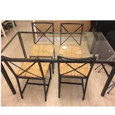 Читать онлайн столы ikea granãs coffee table 47x31 инструкция по сборке. Wonderful Ikea Granas Dining Table With Four Chairs Furniture Tables Chairs On Carousell