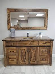 With laminate top, leg style: Buy Hand Made Reclaimed Barnwood Bathroom Vanity Made To Order From Deer Valley Woodworks Custommade Com