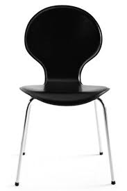 This 7 piece standard height dining set is the perfect addition to your dining room. Designer Chair Made Of Synthetic Leather And Chromed Steel Black Dining Room Chairs Modern Living Room Chair