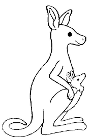 Kangaroo Coloring Pages For Kids Preschool And Kindergarten Animal Coloring Pages Coloring Pages For Kids Kids Printable Coloring Pages