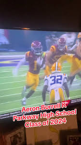 Kickers are atheletes, too! Aeron Burrell with the TD saving tackle