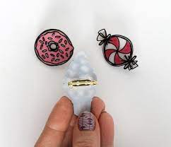 Making enamel pins can actually be pretty simple, and also very fun! Diy Sweet Shop Lapel Pins Persia Lou