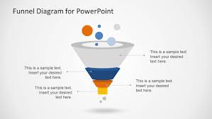 Creative Funnel Diagram Template For Powerpoint