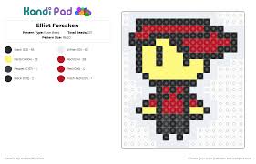 Elliot Forsaken - Kandi Pad | Kandi Patterns, Fuse Bead Patterns, Pony Bead  Patterns