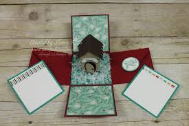 As we oversee all production processes, we can guarantee that you will be satisfied with the quality and the beauty of our confetti cards Explosion Box Gift Card Holder And Video Stamped Treasures Sherry Roth Stampin Up Demonstrator