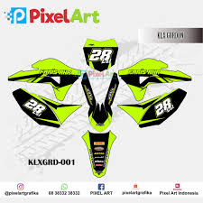 Serta harga desain elok extreme monster energy emas full fox. Decal Klx Gordon