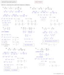 The directions are from taks so do all three (variables, equations and solve) no matter what is asked in the problem. 35 Solving Polynomial Equations Worksheet Answers Worksheet Project List