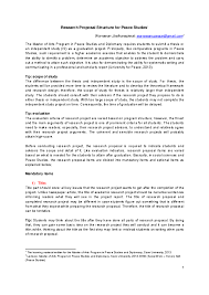 The decisive factor would be the nature of the thesis statement and research question. Pdf Research Proposal Structure For Peace Studies Worrawan Jirathanapiwat Academia Edu