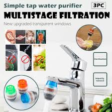 Shop moen faucets for the kitchen and bathroom in all possible styles including kitchen pullout, widespread, pot fillers and bar moen has been producing high quality faucets since the early 1960's. Che 3pc Healthy Faucet Water Purification Five Layer Purifier Filter Head Buy From 7 On Joom E Commerce Platform
