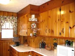 Vintage Knotty Pine Kitchens Knotty Pine Redid Knotty Pine Cabinets Tiled Floor And Counter I Knotty Pine Kitchen Pine Kitchen Cabinets Pine Kitchen