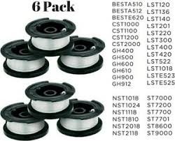 I found the handy camel on the internet. Thten Af 100 Replacement Spools For Black Decker Gh900 Gh600 Lst522 Lcc140 String Trimmer Weed Eater Refills 30ft 0 065 Auto Feed Spool 8 Pack 8 Replacement Spool 2 Trimmer Cap Patio Lawn Garden Mowers