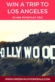 American Idol Los Angeles Travel Sweepstakes Click To Find Out How You Could Enter Radio Travel Sweepstakes California Travel Road Trips Vacation Sweepstakes