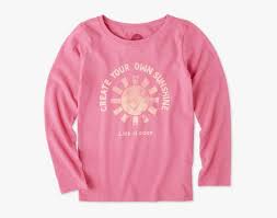 Maybe you would like to learn more about one of these? Girls Create Your Own Sunshine Long Sleeve Crusher Life Is Good Girls Ls Crusher Tee Png Image Transparent Png Free Download On Seekpng