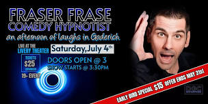 Fraser Frase Comedy Hypnotist @ The Goderich...