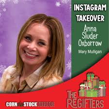 Watch out! Anna Sluder Oxborrow is taking over our Instagram TOMORROW!! She  plays Mary Mulligan in our production of "The Regifters" which is starting  its second weekend tomorrow at @ 7:30pm! Anna