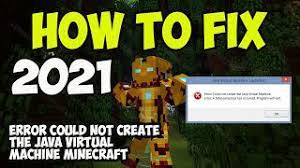 512mb for minecraft is not. How To Fix Error Could Not Create The Java Virtual Machine Minecraft 2021 Full Guide Windows Youtube