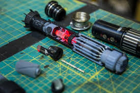 The wielders often developed their own hilt or design which varied from the single blade, double blade, and others. 3d Print Your Own Sith Lightsaber For Halloween Design News Designnews Com