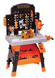 Black And Decker Toy Tool Set Walmart Amazon Com Black Decker Junior Power Workbench Workshop With Realistic Action Lights Sounds 75 Tools Accessor Toddler Workbench Black Decker Toy Tools