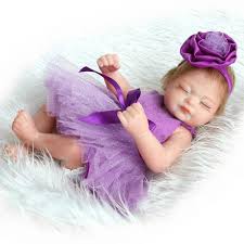 Cute Mini Reborn Dolls Silicone Sleeping Baby Girl Doll Newborn Toys For Girls Realistic Silicone Reborn Baby Dolls With Clothes Wish