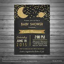 Galaxy Baby Shower Invitations Moon And Stars Space Printable File Gold Stars Glitter Invitation Chalkboard Shower Invitation Diy Star Baby Shower Invitations Diy Baby Shower Invitations Boy Glitter Invitations