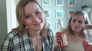 Jo Elvin tastes Dolce and Gabbana Rosa wine by Donnafugata with wine expert  Amelia Singer