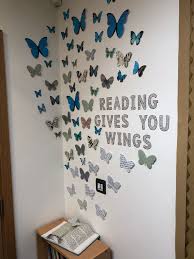 Reading Gives You Wings Reading Display School Displays Ks2 Classroom