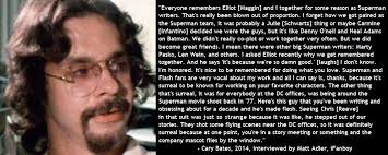 Cary Bates' Superman memories : r/superman