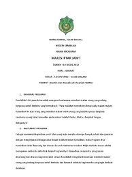 Download the ramadan calendar 2021 and print the schedule of ramadan 2021 / 1442. Kertas Kerja Majlis Iftar Jam I