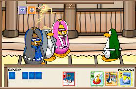 As you can see in the picture above, to get to this you need to beat all three rounds in under four minutes. Talk Card Jitsu Club Penguin Wiki Fandom